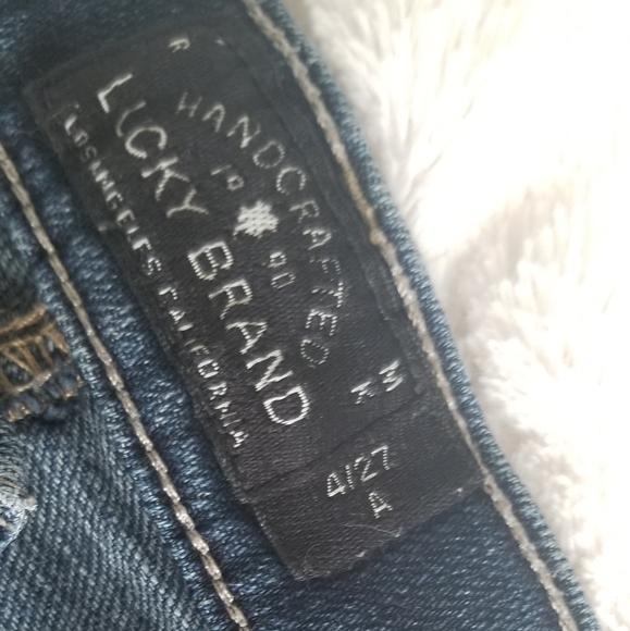 Lucky Brand jeans 4/27 dark wash skinny - Picture 3 of 7